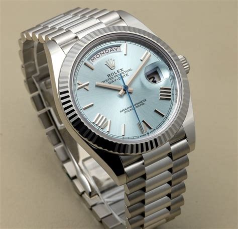 ice blue rolex replica presidential|Day.